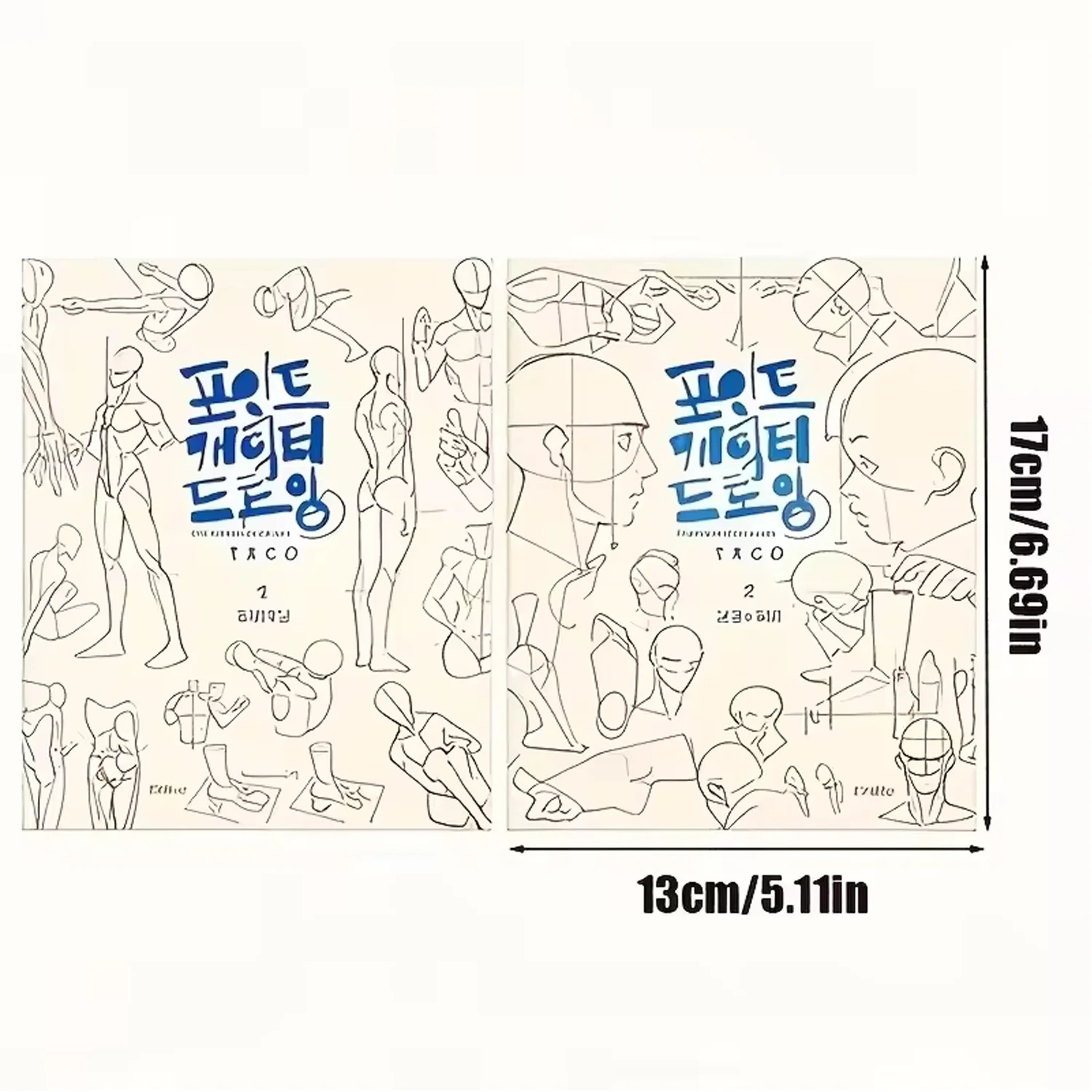 كتاب رسم سري لشخصية الرسام الكوري، كتاب فني، هيكل جسم الإنسان، كتب تقنية مرسومة يدويًا