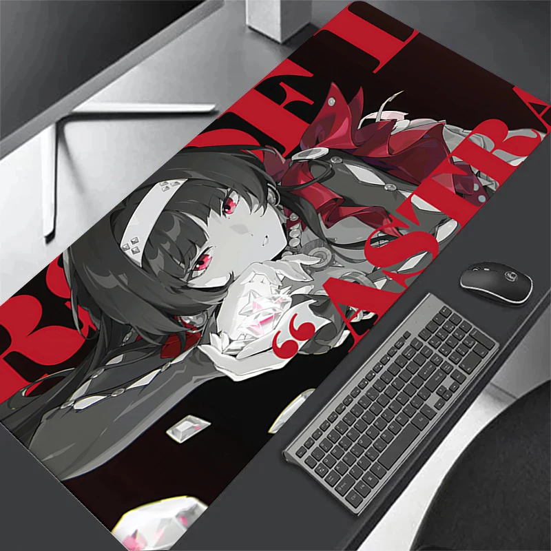 Miyabi Ellen Joe Zenless Zone Zero Mouse Pad وسادة الكمبيوتر المحمول Escritorio لوحة المفاتيح عدم الانزلاق المطاط سمك حافة قفل ماوس