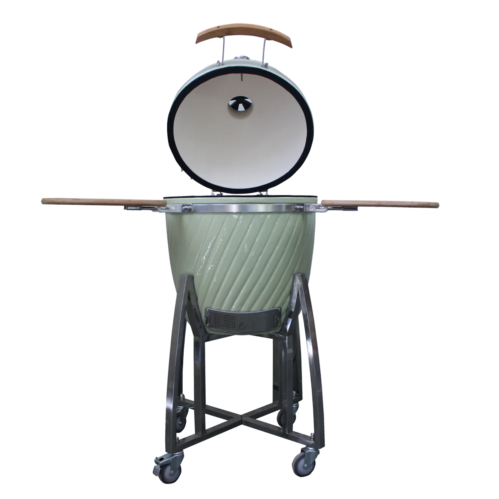 

Auplex 20-дюймовый уличный угольный гриль-барбекю Kamado для курильщика, прямой завод с фабрики для барбекю на открытом воздухе