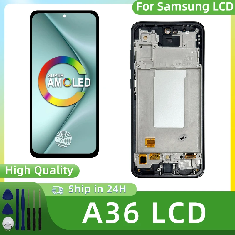 6.7" AMOLED SM-A366B Display For Samsung A36 LCD SM-A366E Display Touch Screen Replace For Samsung A366 LCD SM-A366U SM-A366E/DS