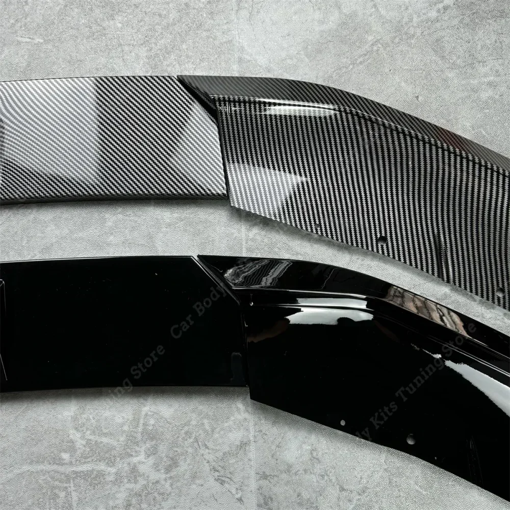 MP Style Front Bumper Lip Spoiler Splitter Body Kits Tuning for BMW 5 Series G30 G31 LCI 520i 520d 530i 530d M550i 2020-2023 ABS