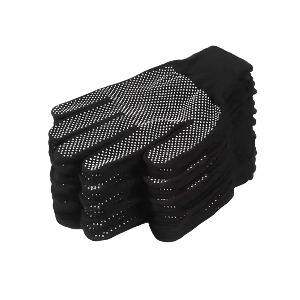 

10 шт. нейлоновые перчатки дышащие нескользящие для езды на велосипеде, рыбалки, кемпинга, унисекс, разноцветные перчатки для защиты труда