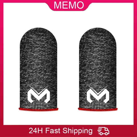 MEMO Gaming Finger Sleeve For PUBG Mobile Game Fingertips Cover Sweatproof Anti-slip Touch Screen Fingertip Thumb Finger Gloves
