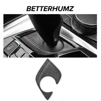 For BMW G30 G32 G38 Series 5 6 GT Made of Alcantara Gear Shifter Panel Trim Cover Performance Sticker Car Interior Accessories