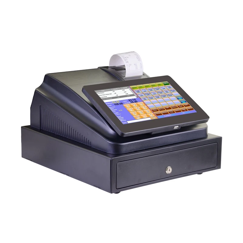 T3 MINI Cash Register Supermarket intelligent integrated ordering machine prints receipts Linux system 10.1-inch