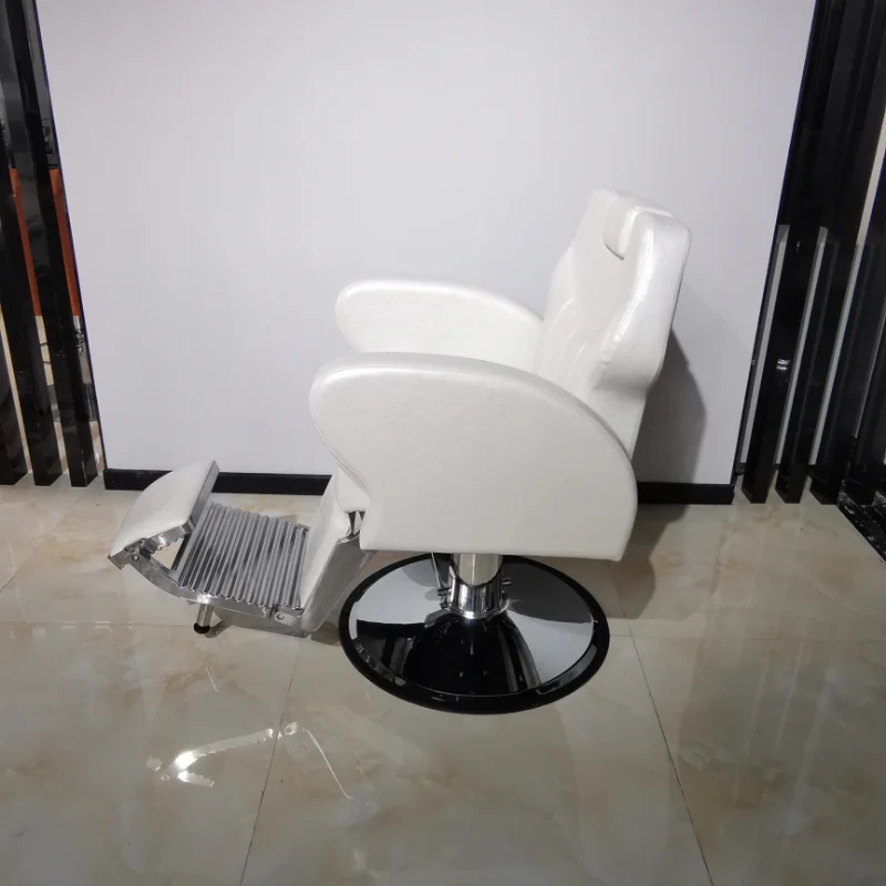 barber furniture white PVC leather hair salon make up chair barber shop chairs for sale