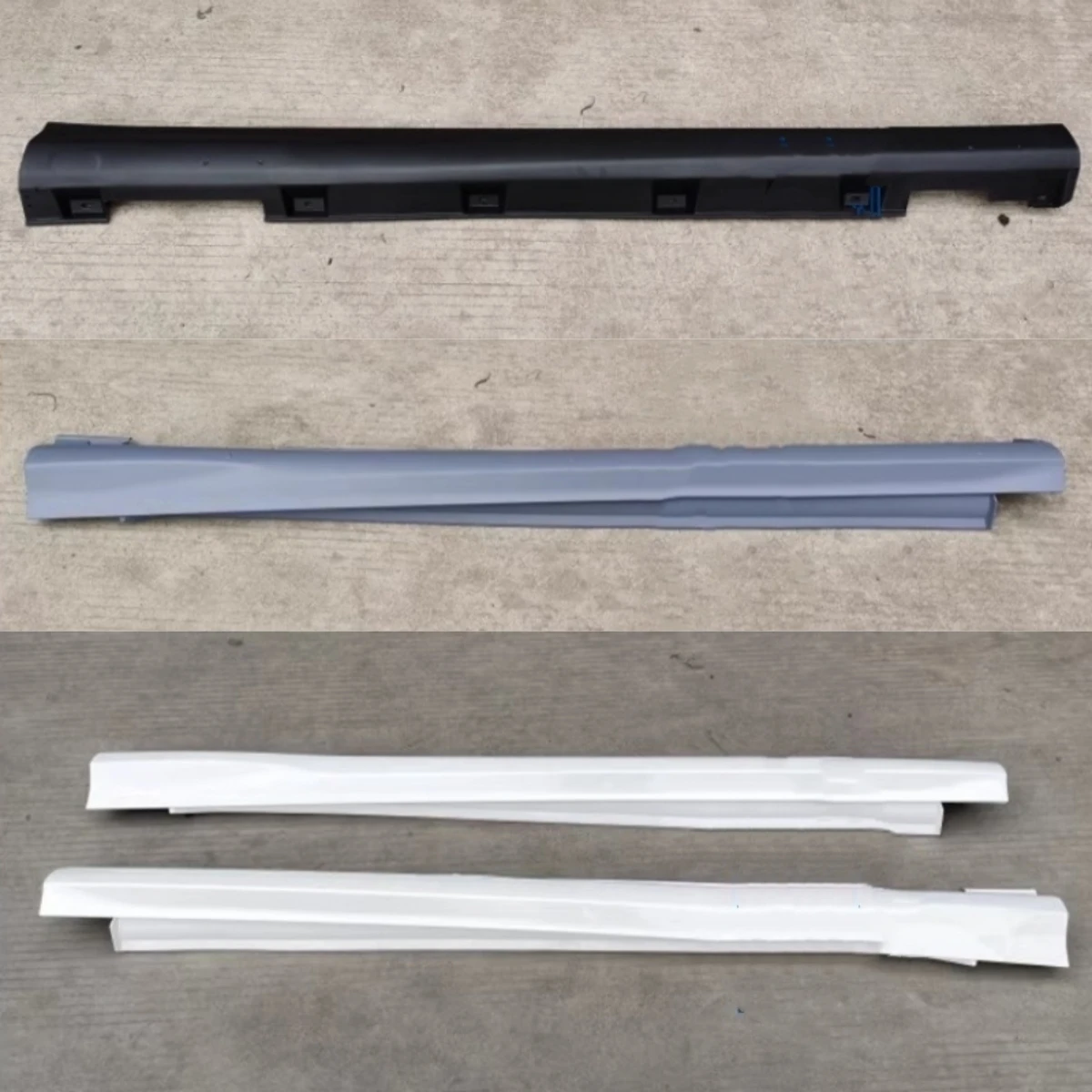 Side Skirts for Ford Focus 1.0L 1.6L 2.0L 1.5T 2012-2018 Modified Unpainted Primer Side Shovel Car Body Kit