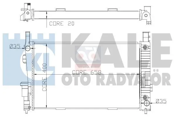 Store code: 361700 for radiator 05 A-serial (W169) B-series (W245)