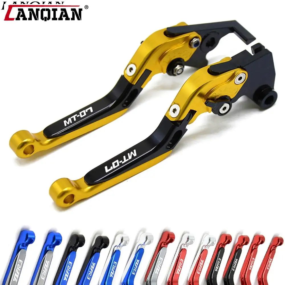 

Motorcycle CNC Aluminum Brake Clutch Levers Motorbike Lever Moto For Yamaha MT07 MT 07 MT-07 FZ-07 FZ07 FZ 2014 2015 2016