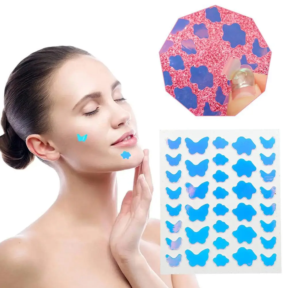 

Colorful Cloud Butterflies Patch Acne Invisible Acne Removal Skin Care Stickers Originality Concealer Face Spot Beauty Tool