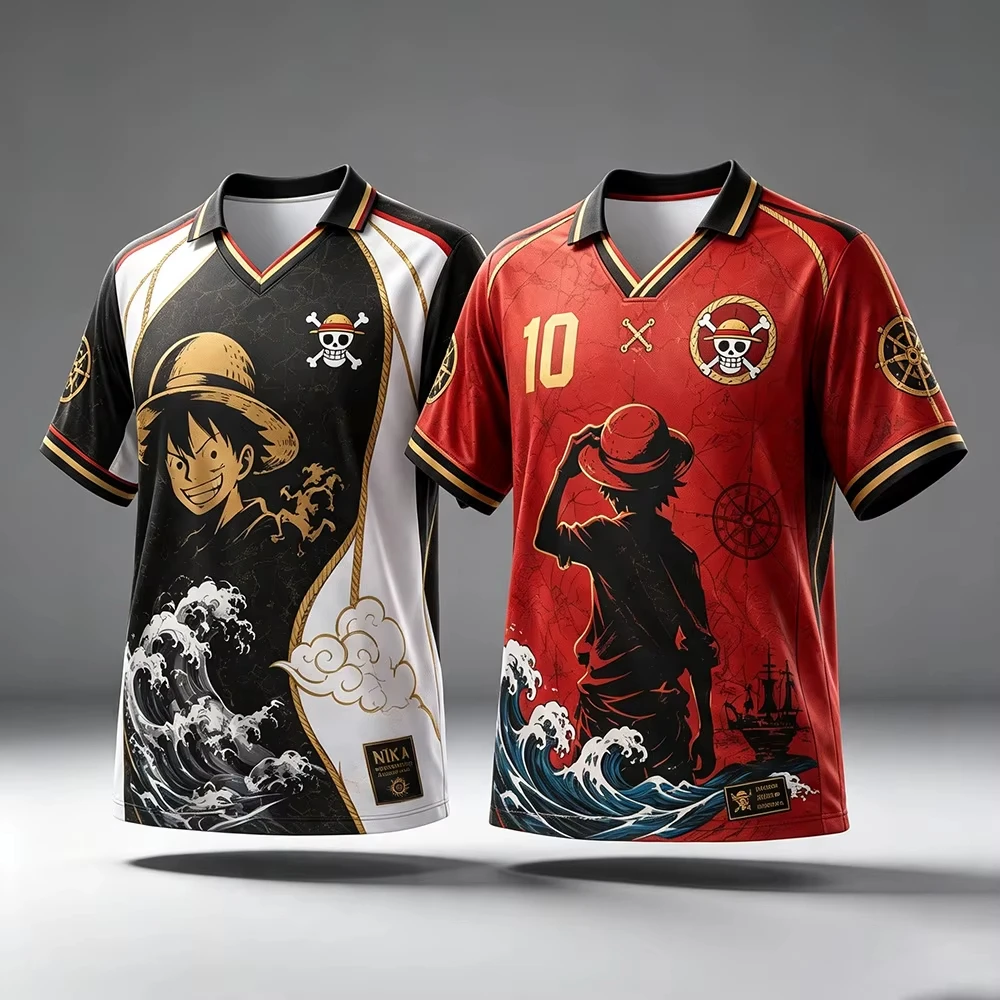 Anime Breathable Shirt Skull Pirate Logo Personalized Highway Flying Wave Leisure Sports 3D Printed Top