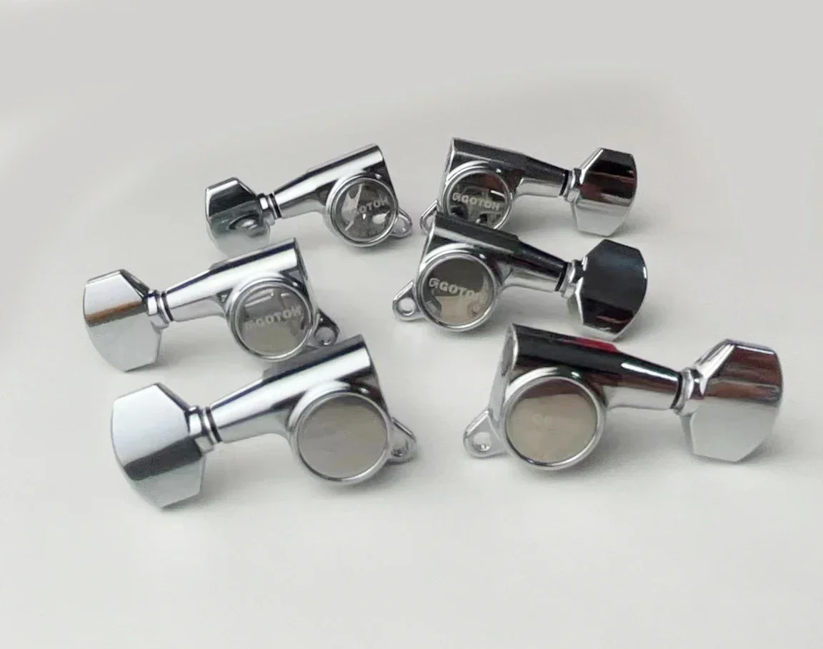 1 Set 6 Strings Original Genuine GOTOH SG381-07 Guitar Machine Heads Tuners- JP(Origin) {Without box}