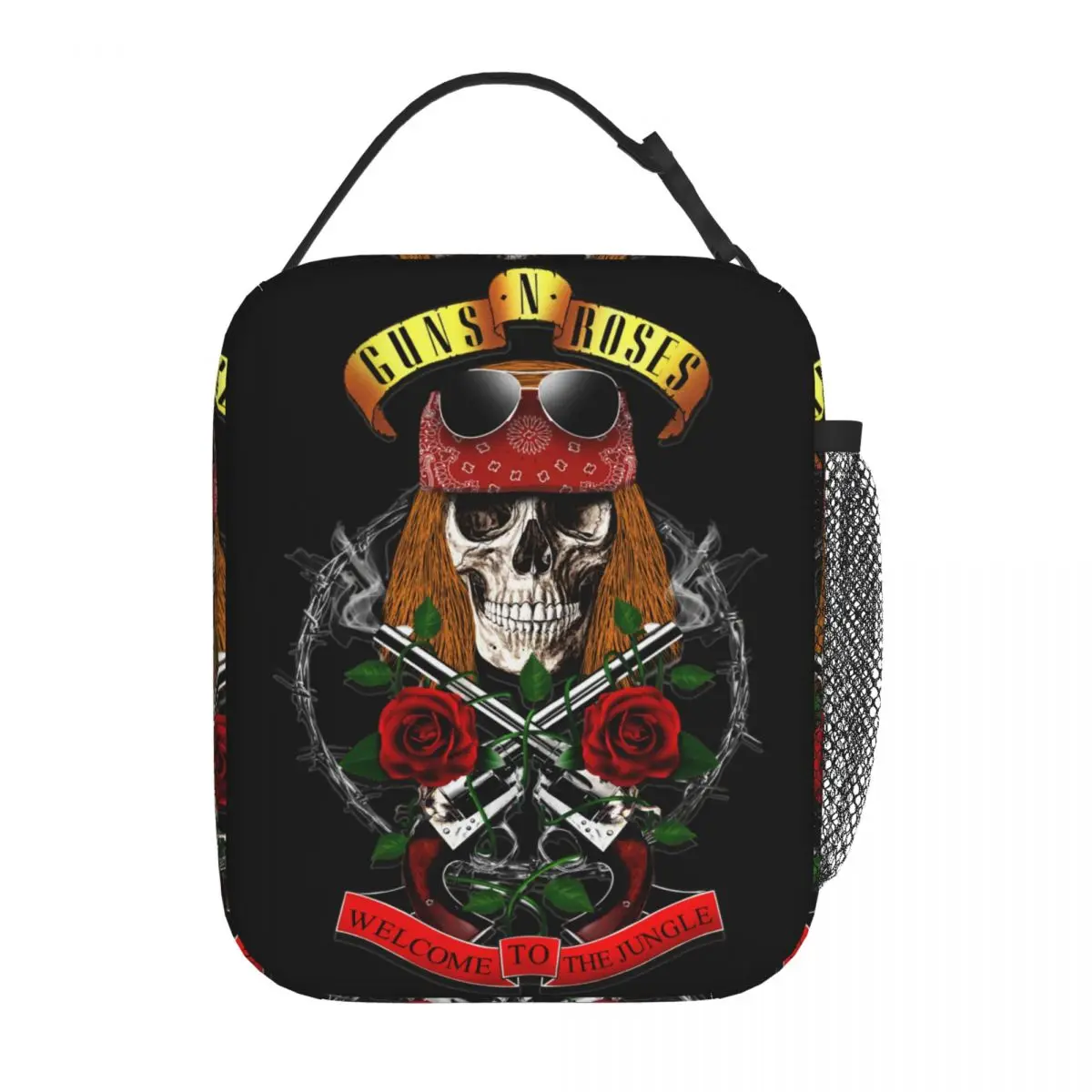 Axl Guns N Roses Rock Band Insulated Lunch Tote Bag Guns N Roses Rock Band Storage Food Box Cooler Thermal Lunch Box Picnic