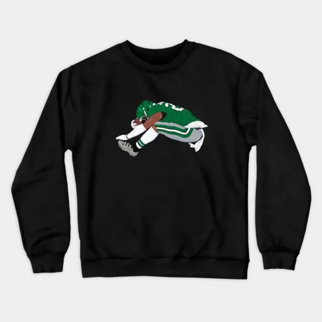 

Autumn and Winter Style Football Star Tribute Sweatshirt, "Dynamic Football Player Graphic" for A Trendy Look