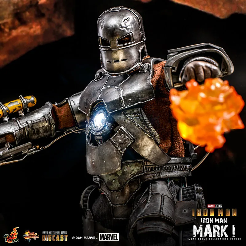 

Коллекционная подвижная фигурка Hot Toys Marvel Iron Man Mark I из литого сплава, масштаб 1:6, для взрослых, для коллекционирования и хобби