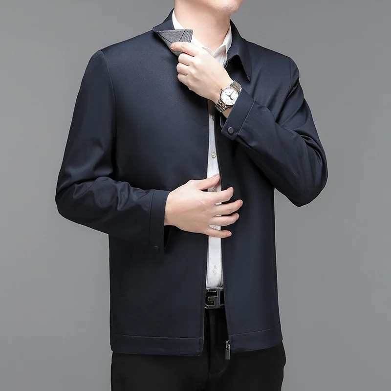 Spring Autumn Middle-Aged And Elderly In Stock Business Wholesale Casual Men's Clothing Executive Jacket