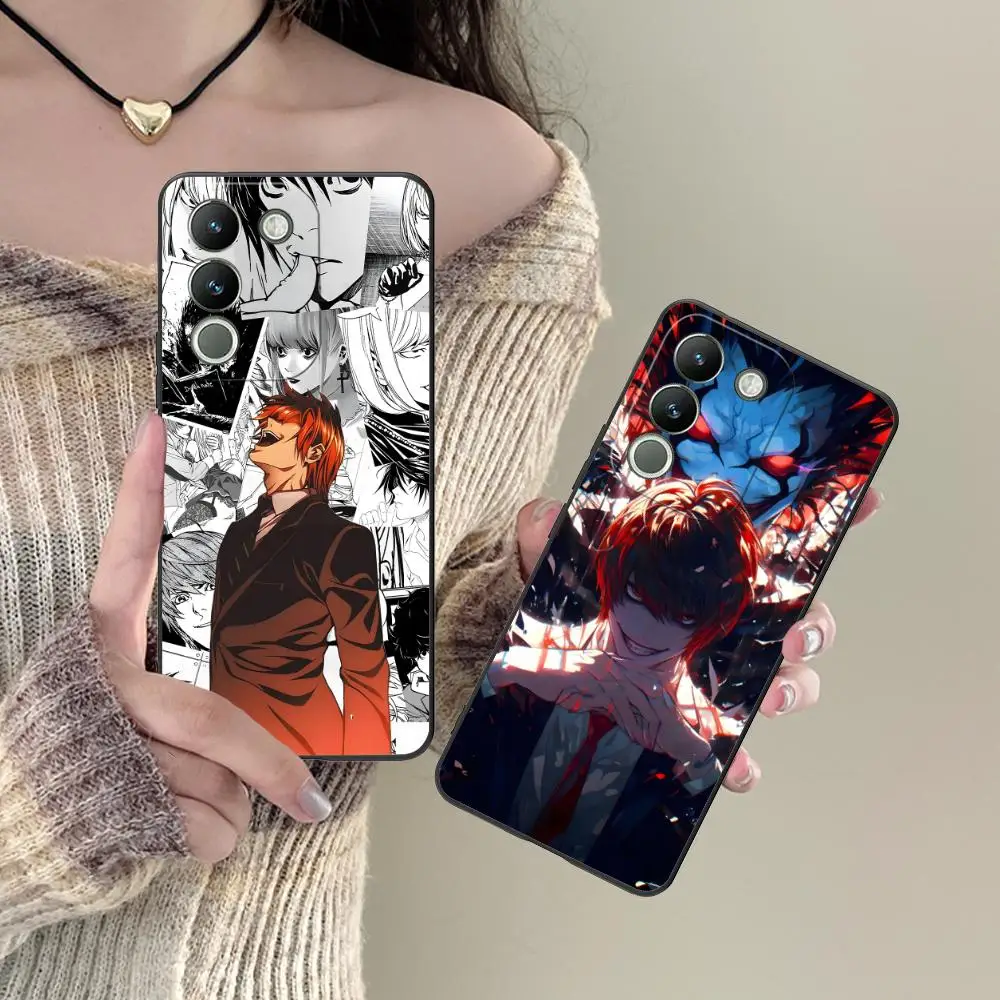 

Чехол для мобильного телефона Death Note Kira Light для VIVO Y77 76 75 74 73 72 58 56 55 51 50 38 36 Y19 Y18 Y03 Y01 5G с принтом