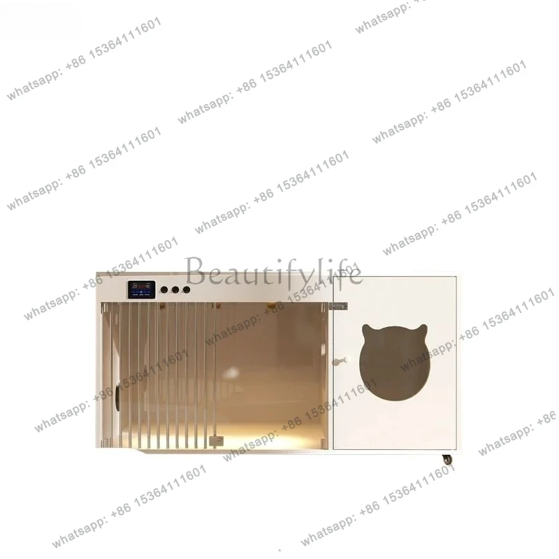 smart thermostatic cat nest incubator heating cat cabinet indoor cat villa
