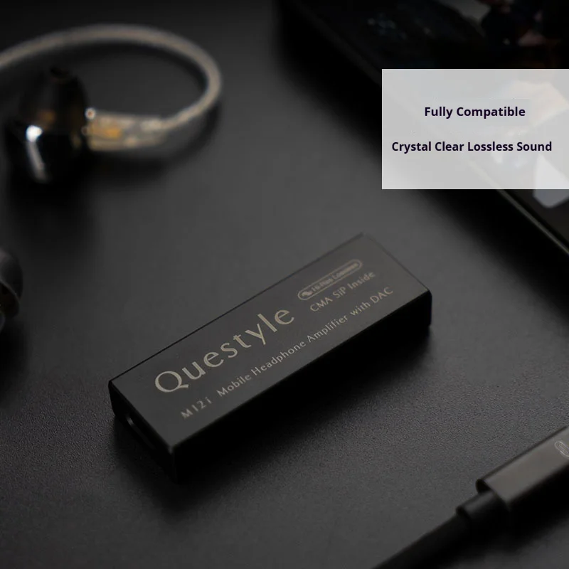 Questyle M12i Mobile Headphones Amplifier with DAC HiFi Hi-Res Lossless Headphone Amplifier CMA Sip Inside Portable Decoding