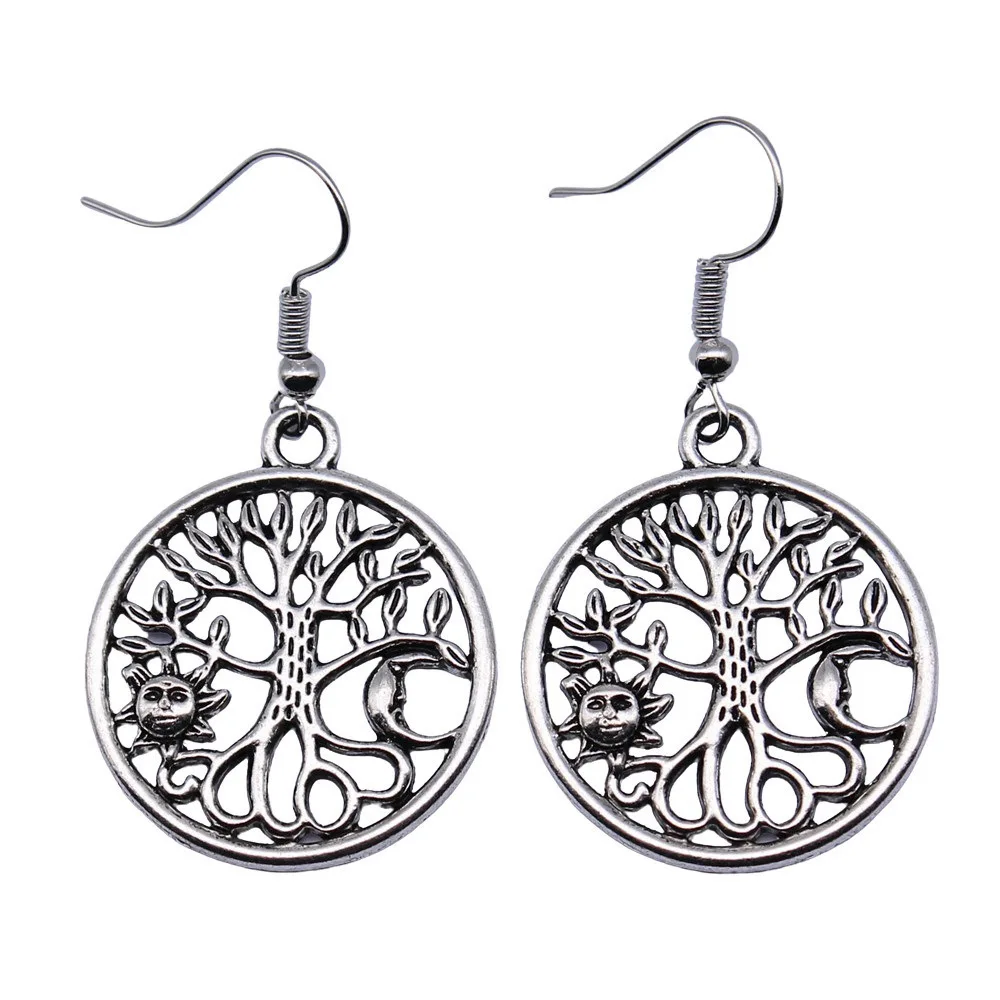 Elegant Earrings For Women Wedding Anniversary Drop & Dangle Earring Kawaii Earrings Plant Tree Of Life