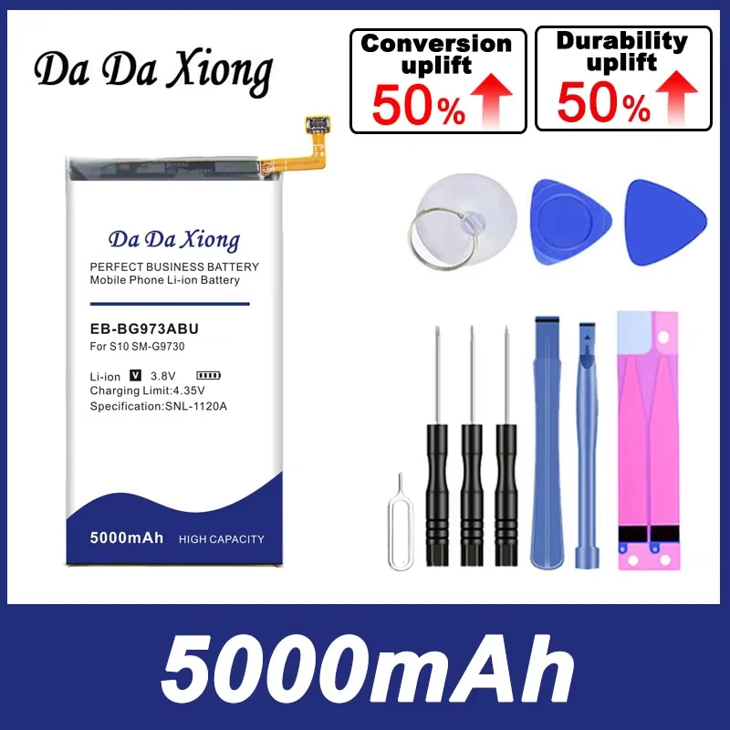 DaDaXiong  5000mAh Battery EB-BG973ABU For Samsung Galaxy S10 X SM-G9730 SM-G973 G973F