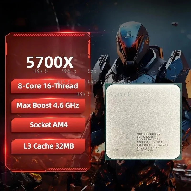 R7 5700X Desktop Processor 4.6GHz 8-Core 16-Thread 32MB L3 Cache Socket AM4 Without Package
