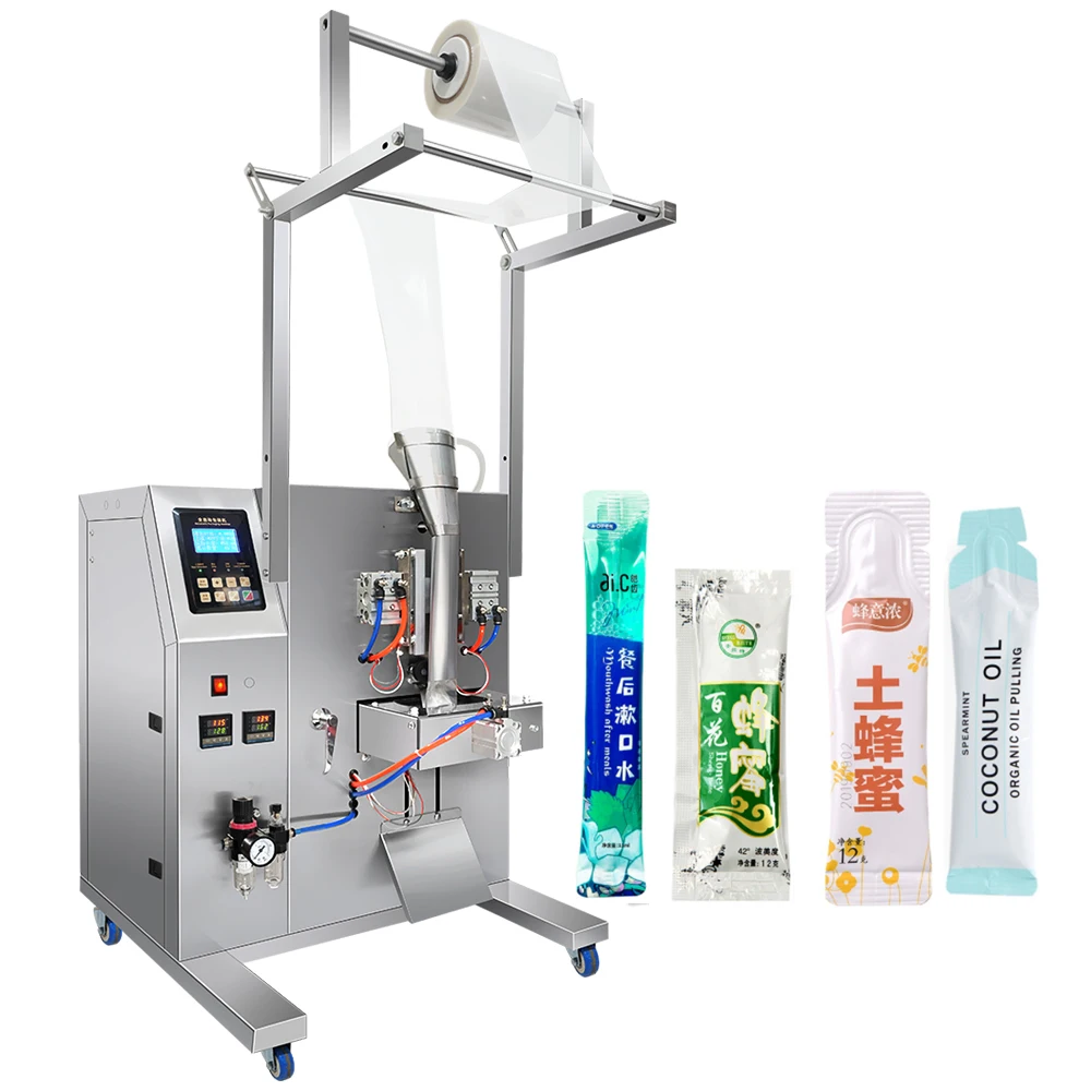 High Effective Liquid Soy Sauce Vinegar Edible Oil Milk Juice Drinking Water Plastic Bag Packing Machine