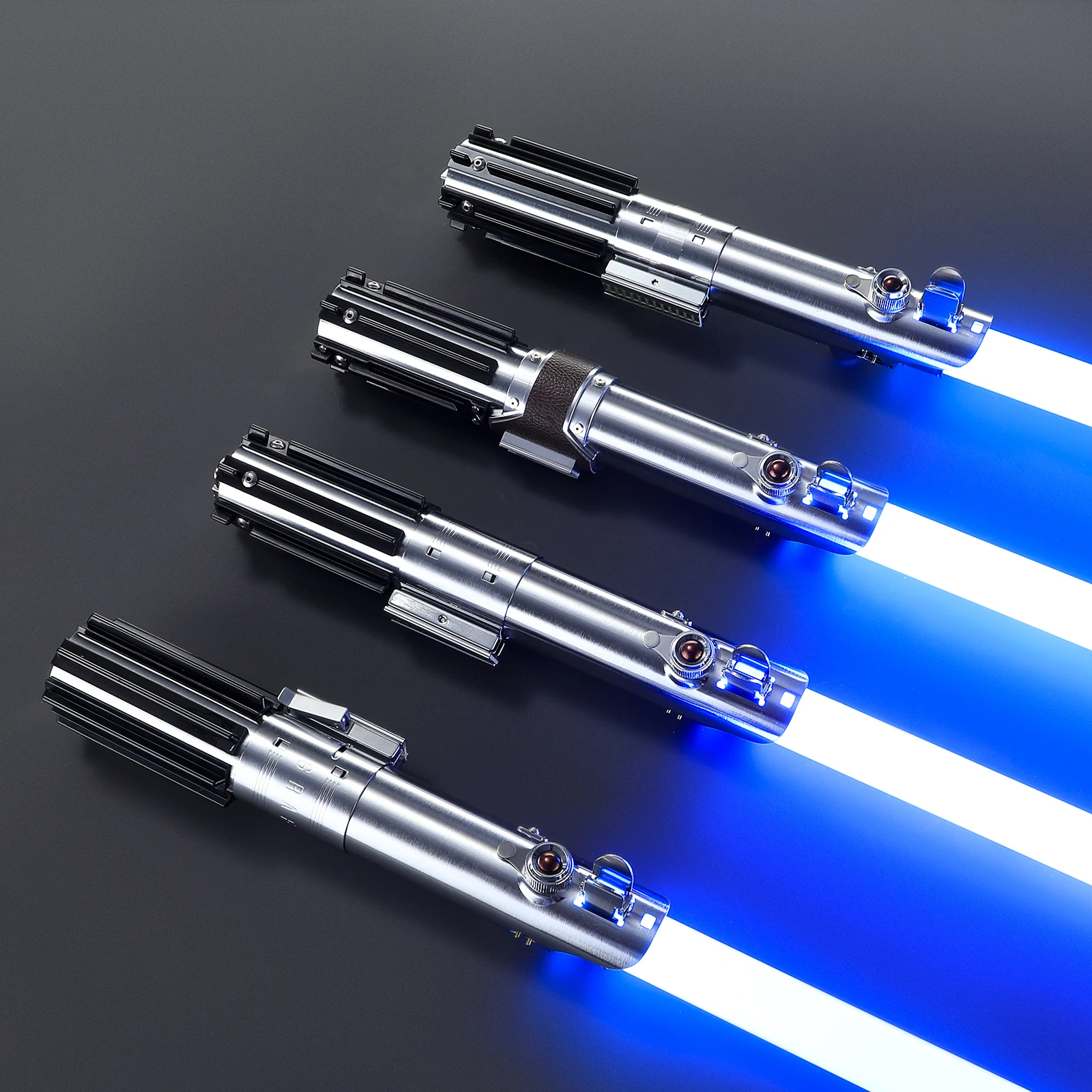 DamienSaber Graflex Luke EP7 Lightsaber Force Heavy Dueling Lightsaber Metal Hilt لون لا نهائي يتغير مع 34 خط صوتي