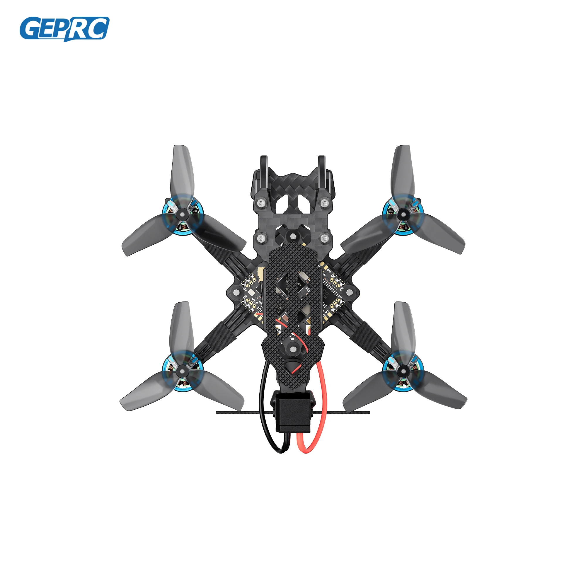 GEPRC T-Cube18 O4 WTFPV Quadcopter met ingebouwde ELRS 2.4G /Analoge SPEEDX2 1002 18000KV 1,8 inch RC Freestyle Drone