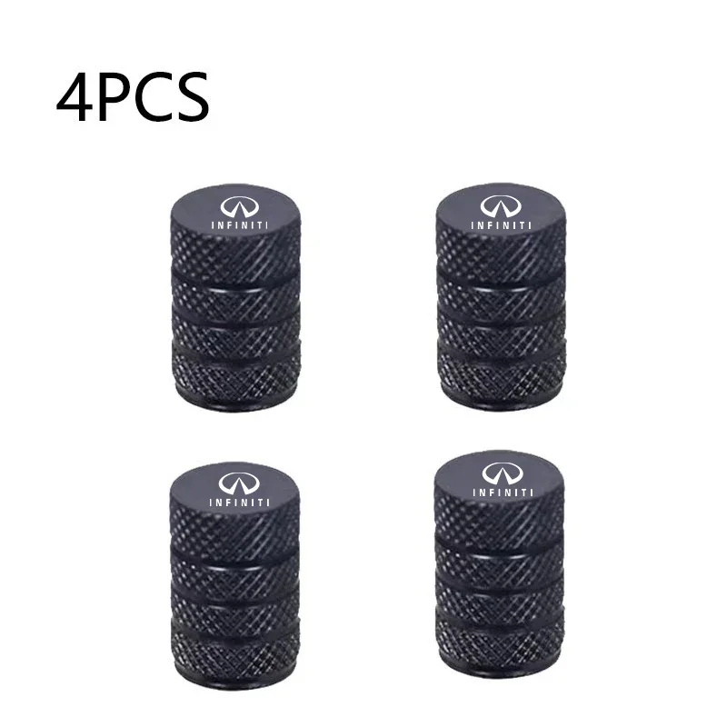 Car Wheel Tire Valve Caps Tyre Stem Covers Airdust Waterproof For Infiniti Q50 Q30 FX35 G37 G35 Q70 QX70 Q60 QX50 QX60 QX80
