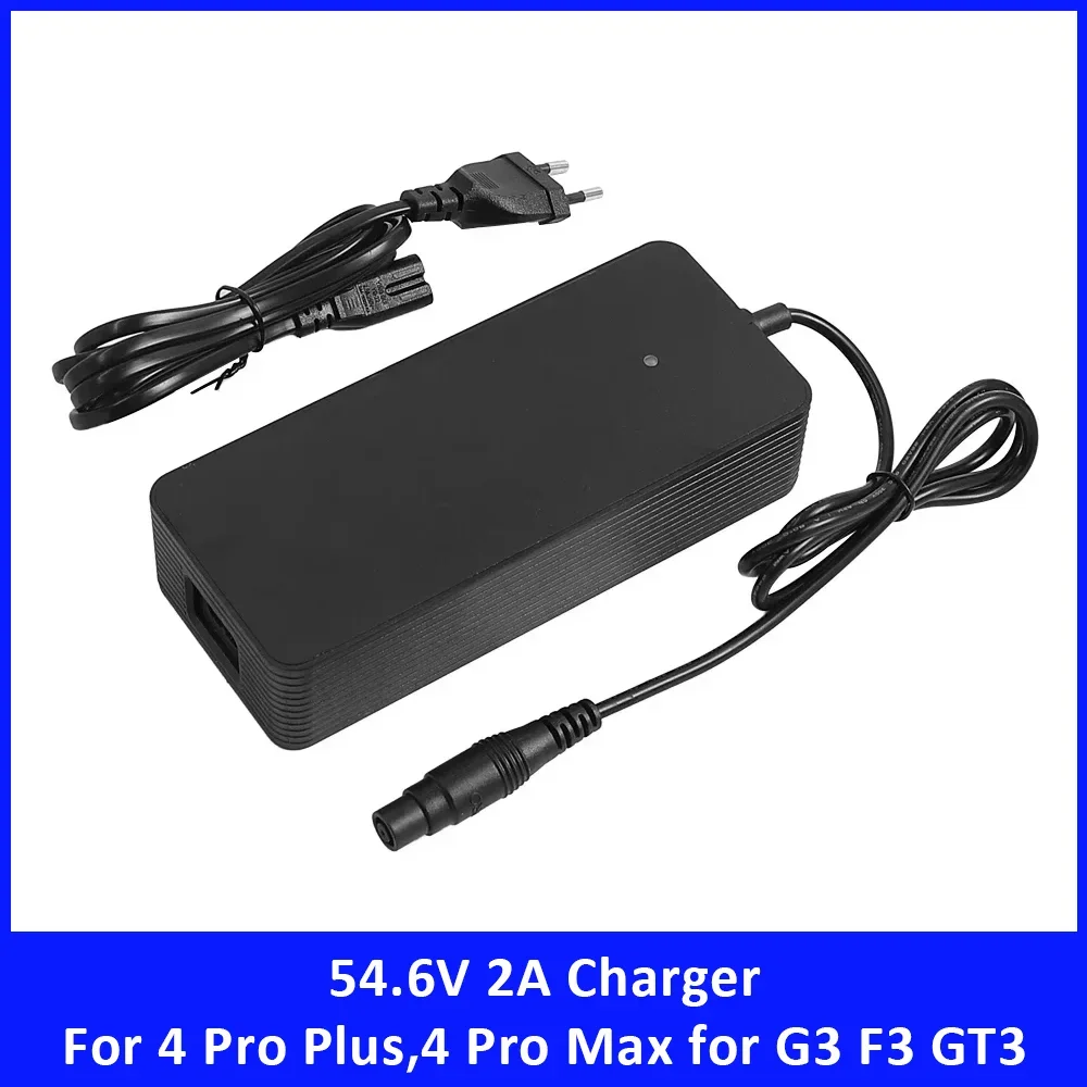 

54.6V 2A Battery Charger for Xiaomi 4 Pro Plus 4 Pro Max for Ninebot G3 F3 GT3 ZT3 Pro Electric Scooter Power Adapter Parts