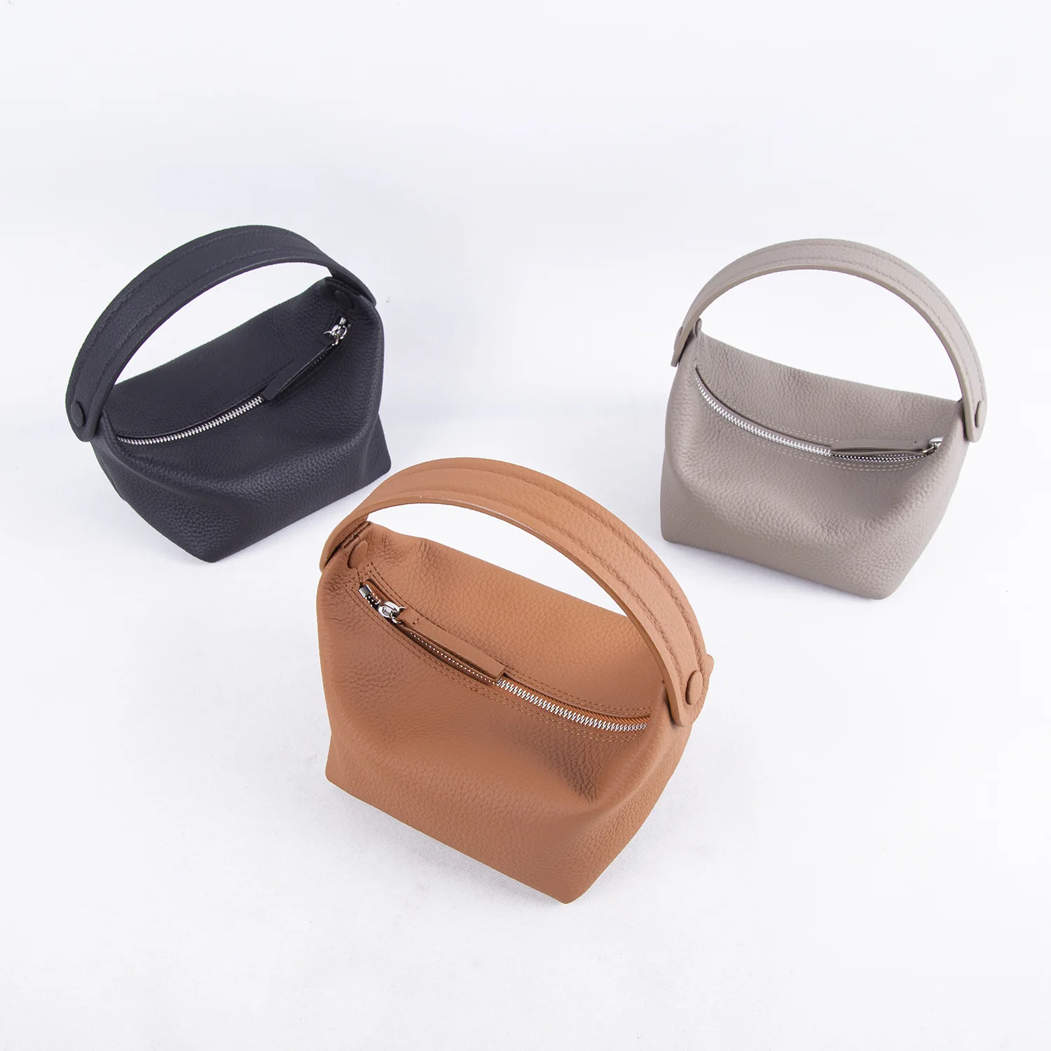 Genuine Leather Luxury Designer Handbag High Quality Luxury Brand Graffiti Painted Lady Handbags Soft Real Leather Tote Bag