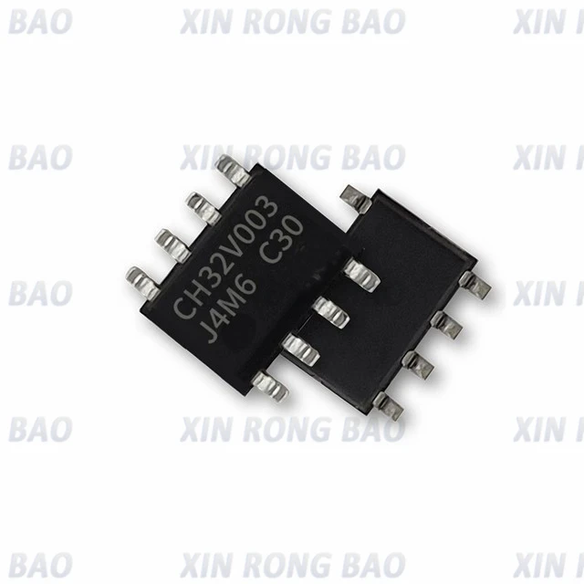 10Pcs/lot CH32V003J4M6 chip Industrial-grade MCU RISC-V2A, Single-wire Serial debugging Interface