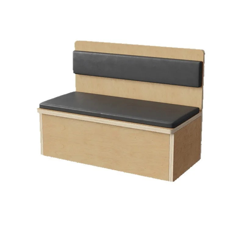 Log wind card seat sofa cafe milk tea baking shop table stool