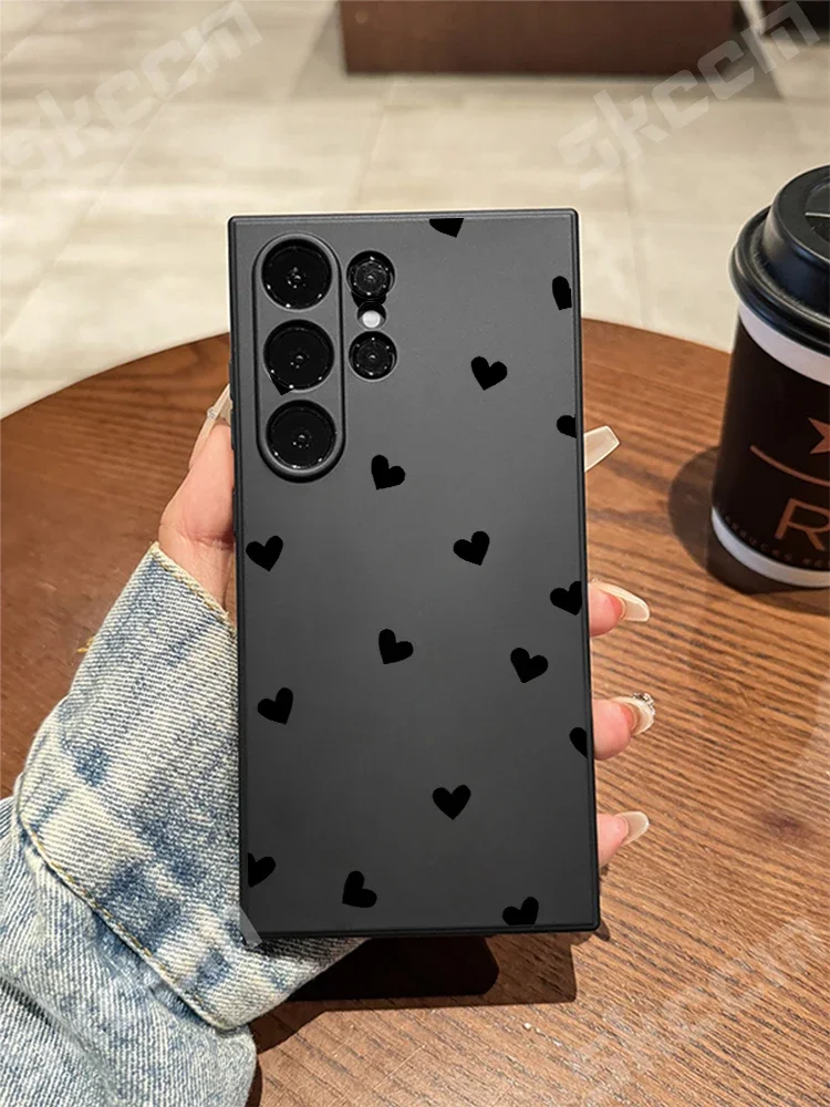 حافظة لهاتف سامسونج جالاكسي A15 A35 A50 A51 A54 A55 A71 A72 A73 S24 S23 Ultra S22 Plus S20 FE غطاء ناعم