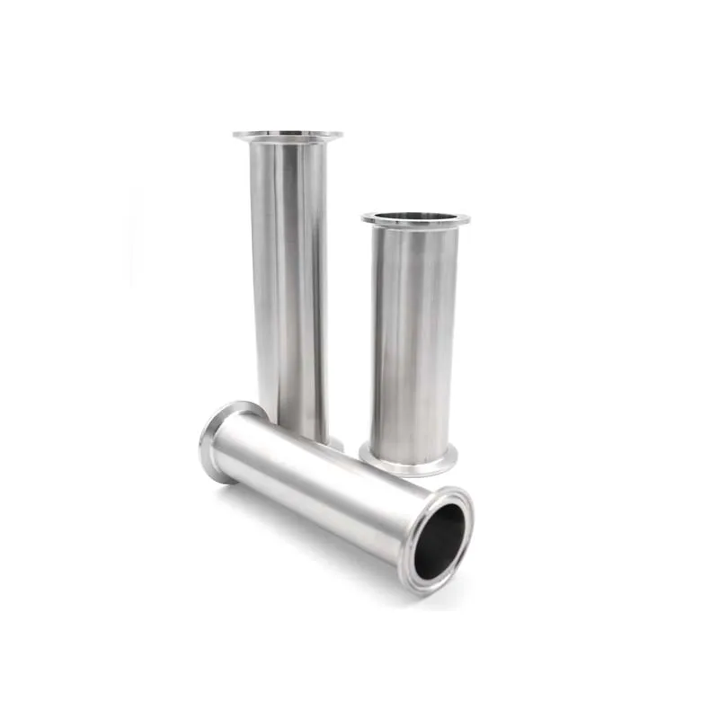 

304 Sanitary Stainless Steel Pipe Fitting Pipe Outer Diameter 19-51mm Homemade Ring Three Clip 50.5-64mm Length 100-300mm