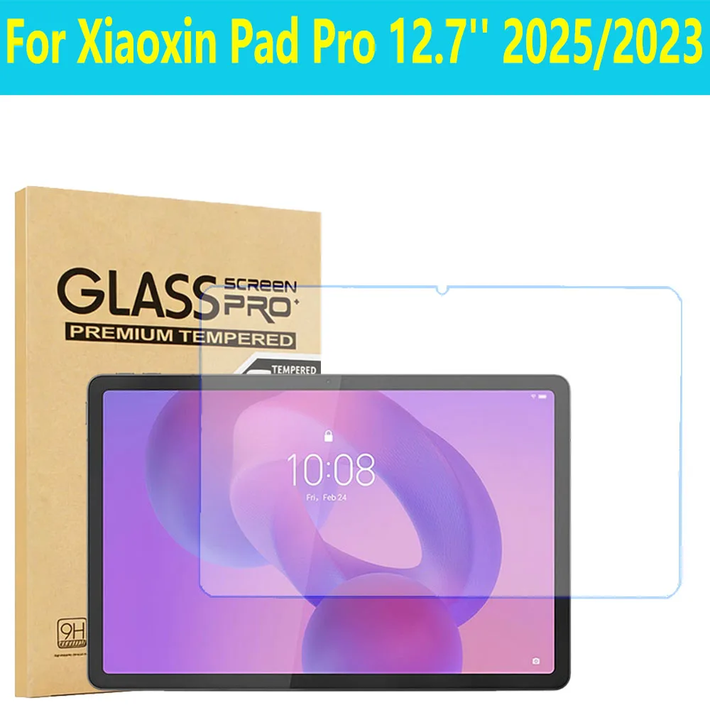 Gehärteter Glas-Displayschutz für Lenovo Xiaoxin Pad Pro 12,7 Zoll 2025 für Xiaoxin Pad Pro 12,7 2023 Tablet-Schutzfolie.