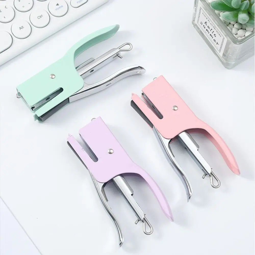 

Paper Binding Hand Pliers Paper Staplers Stationery Office Binding Tools School Supplies Hand-Held Stapler Paper Binder Set