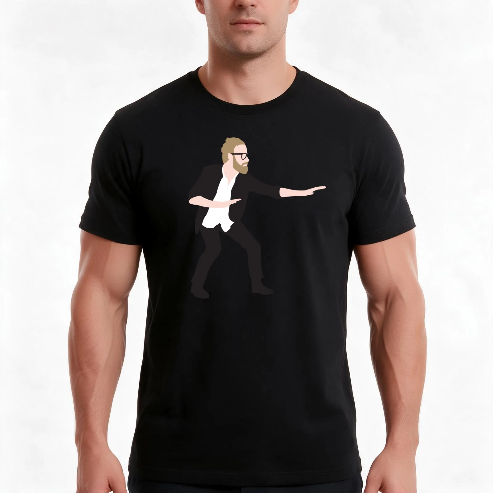 Pre-show Defensive Crouch - Matt Berninger T-Shirt Summer Casual Cotton Tee Oversized Streetwear Tops Vintage Graphic Print