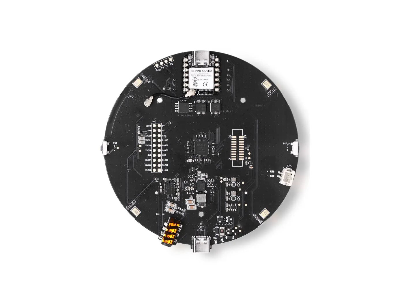 XVF3800 ESP32S3 Development Board USB 4 Microphone Array AEC AGC Beamforming DoA Noise Suppression 360 Far Field Speech