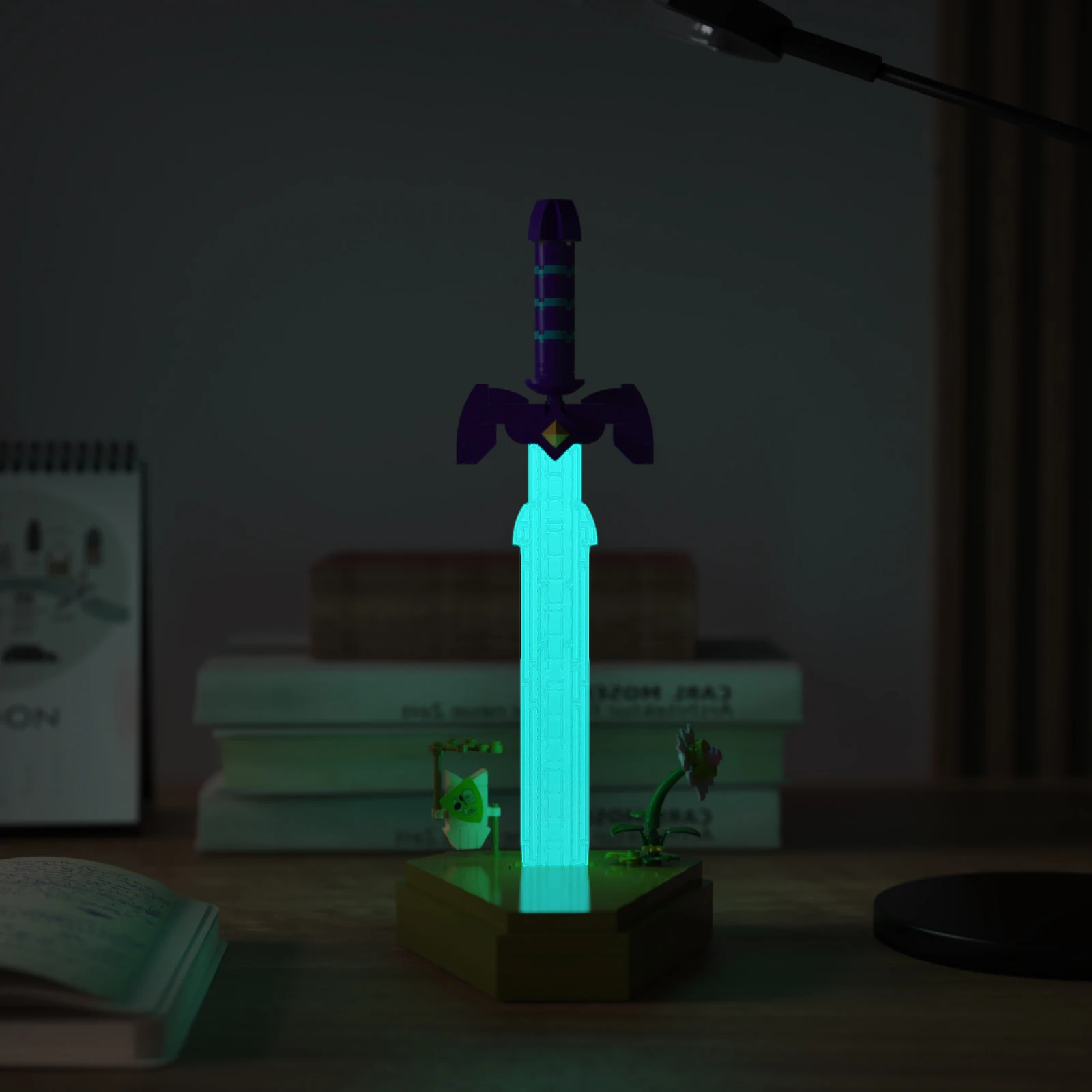 Model Mistrzowskiego Miecza z Dzikim Blaskiem, z Instrukcją na Papierze i Pudełkiem, 327 Elementów, Klocki Konstrukcyjne dla Dzieci