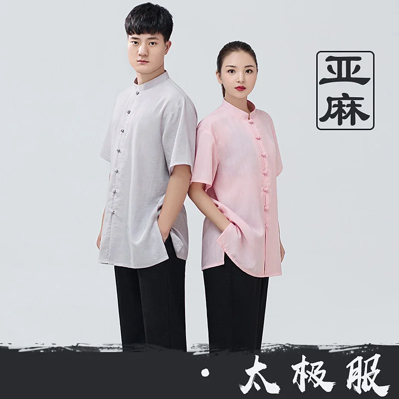 Premium Unisex Tai Chi Kung Fu Practice Uniform Set 2025 New Spring-Summer Lightweight Fabric for Competition & Daily Practi