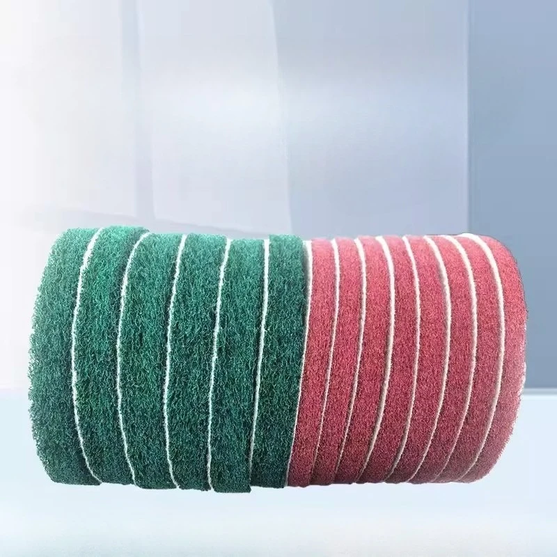 4-Inch 5-Inch Industrial Velvet Cleaning Pads Rust Removal, Surface Preparation and Polishing Discs Self-Adhesive Round Buffing