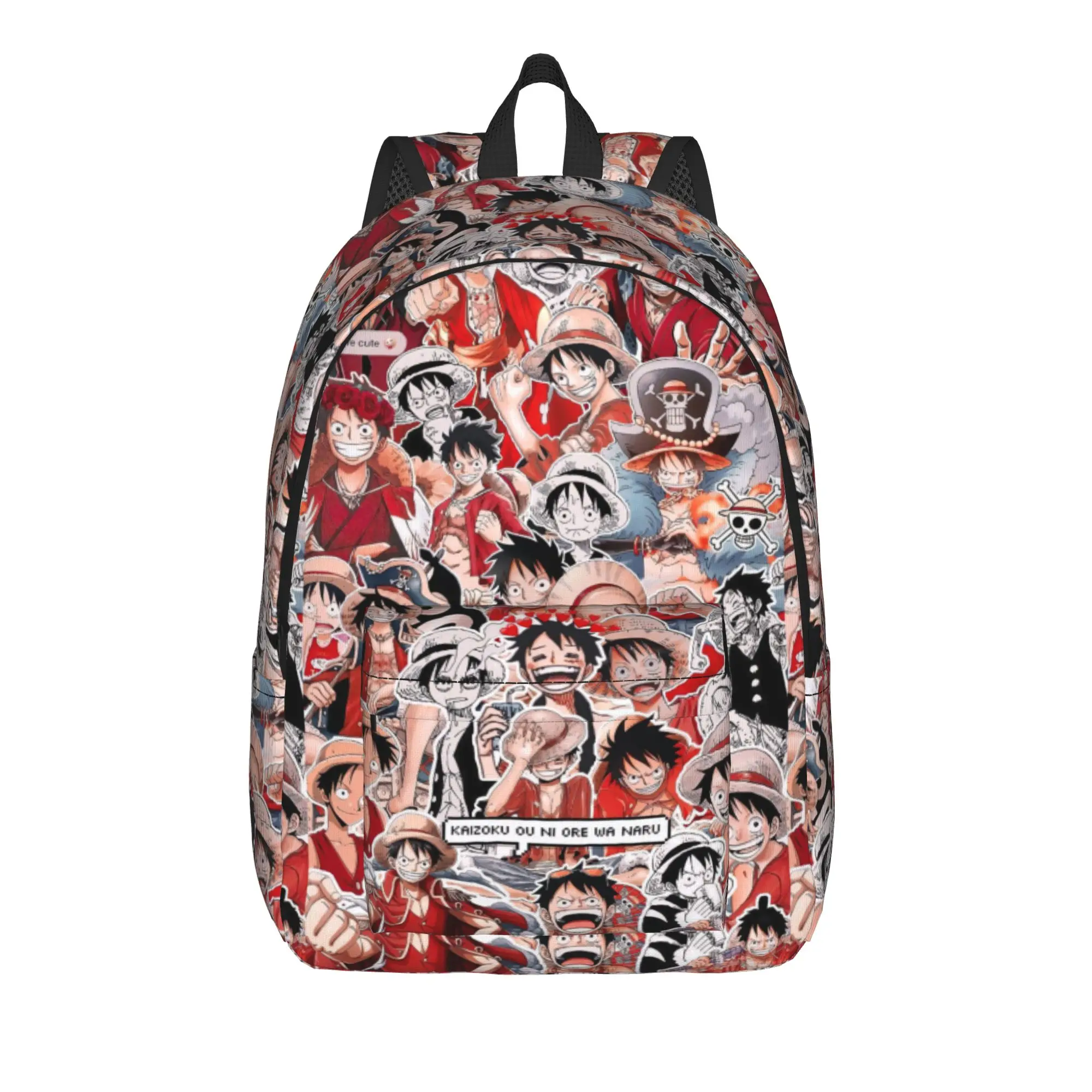 

Japanese Anime Japan Manga Casual Backpack Sports High School Work One Piece Daypack for Men Women College Shoulder Bag