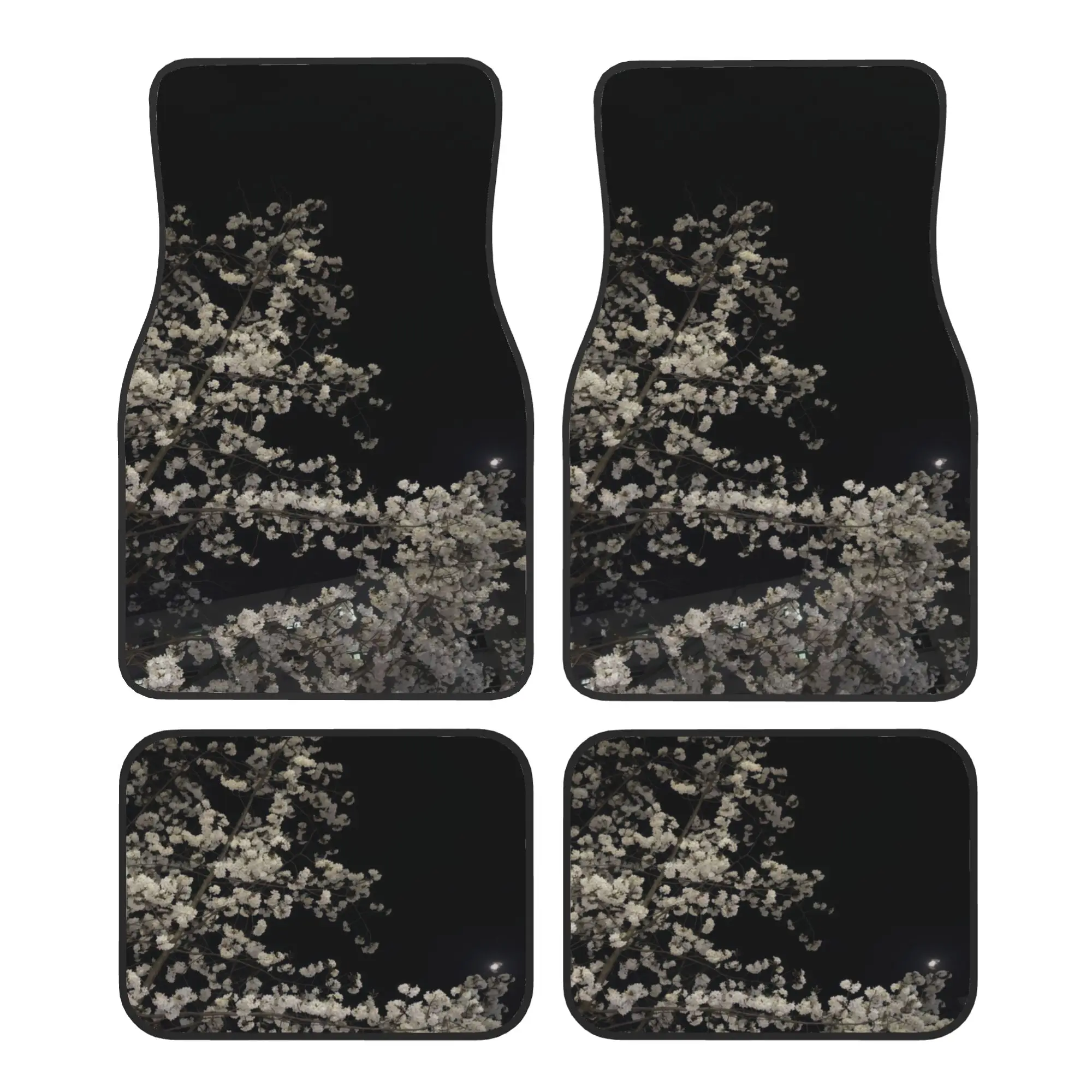 This Set Of 4 Car Floor Mats Features An Elegant Design With Iconic ...