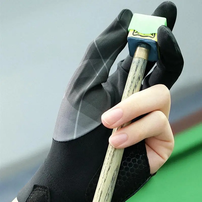 Universal Billiard Pool Gloves Non Slip Three Finger SnookerGloves Pool Player Gloves Billiard Training Accessories