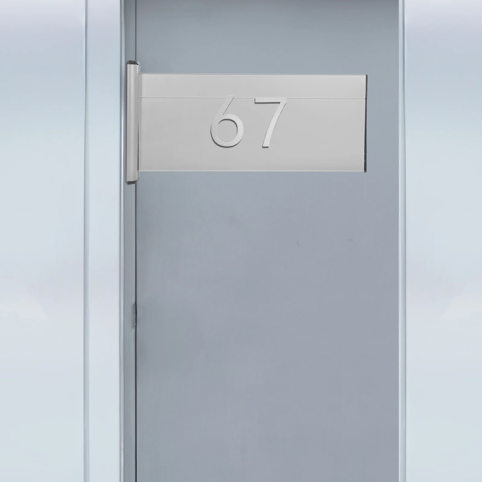 

10Pcs Modern Stick on House Numbers - 3D Embossed Acrylic Address Digits for Front Door Mailbox Hotel Room Numbering Decorative