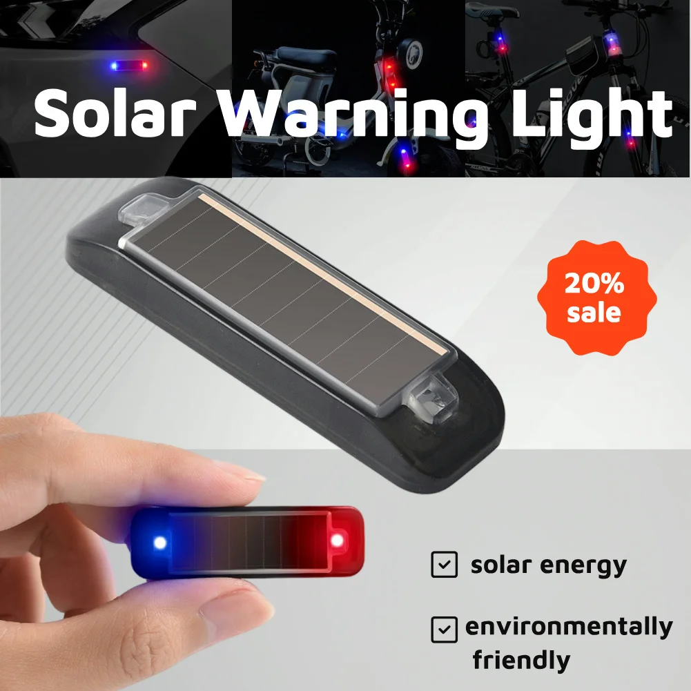 

LED Strobe Warning Lights Car Wireless Signal Light Solar Energy Warning Beacon Indicator Light Anti-collision LED Taillights