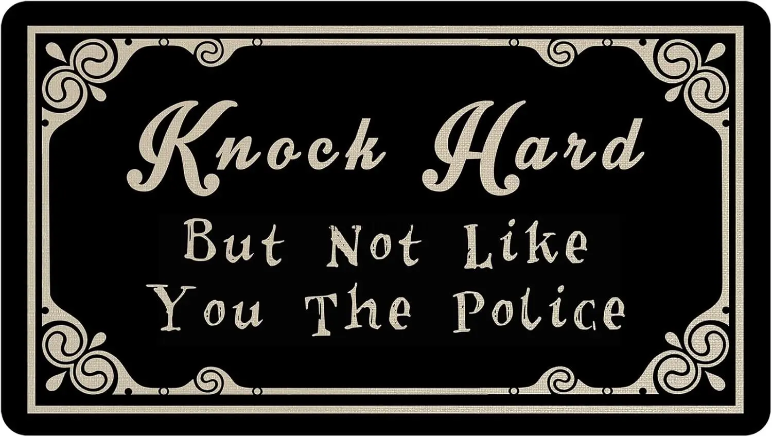 

Knocks hard but not like you police front door mats suitable for outdoor, indoor door mats suitable for entrance door mats