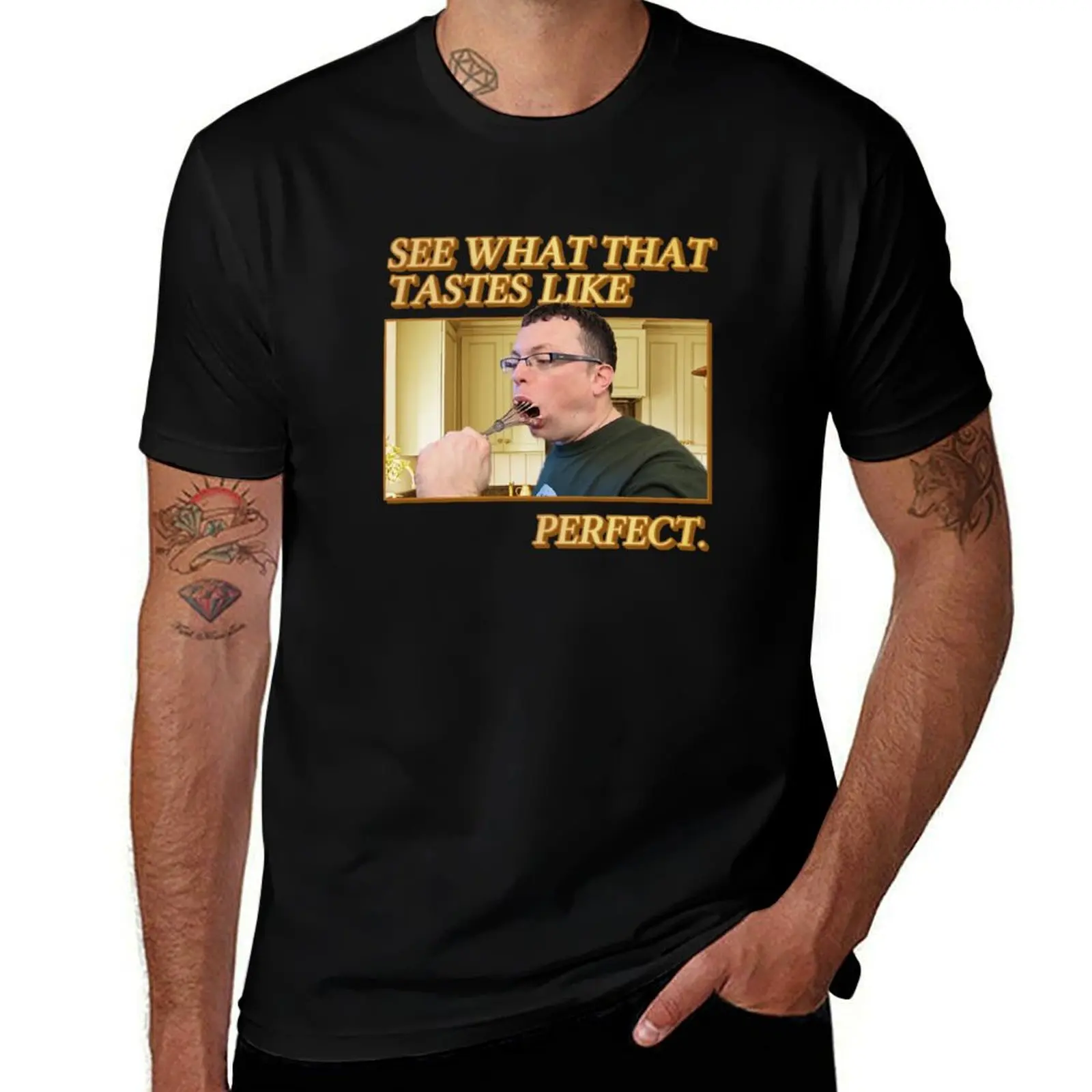 Come Dine With Me Whisk T-Shirt Fitness Quick Dry Short Sleeve Top T-Shirt